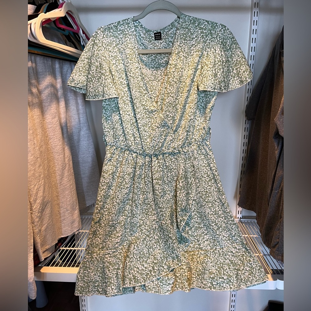 Green Floral Dress